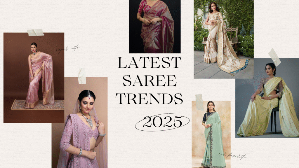 Latest saree trends